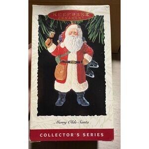 Hallmark Keepsake Ornament 1993 Merry Olde Santa Collector Series 4th in Series